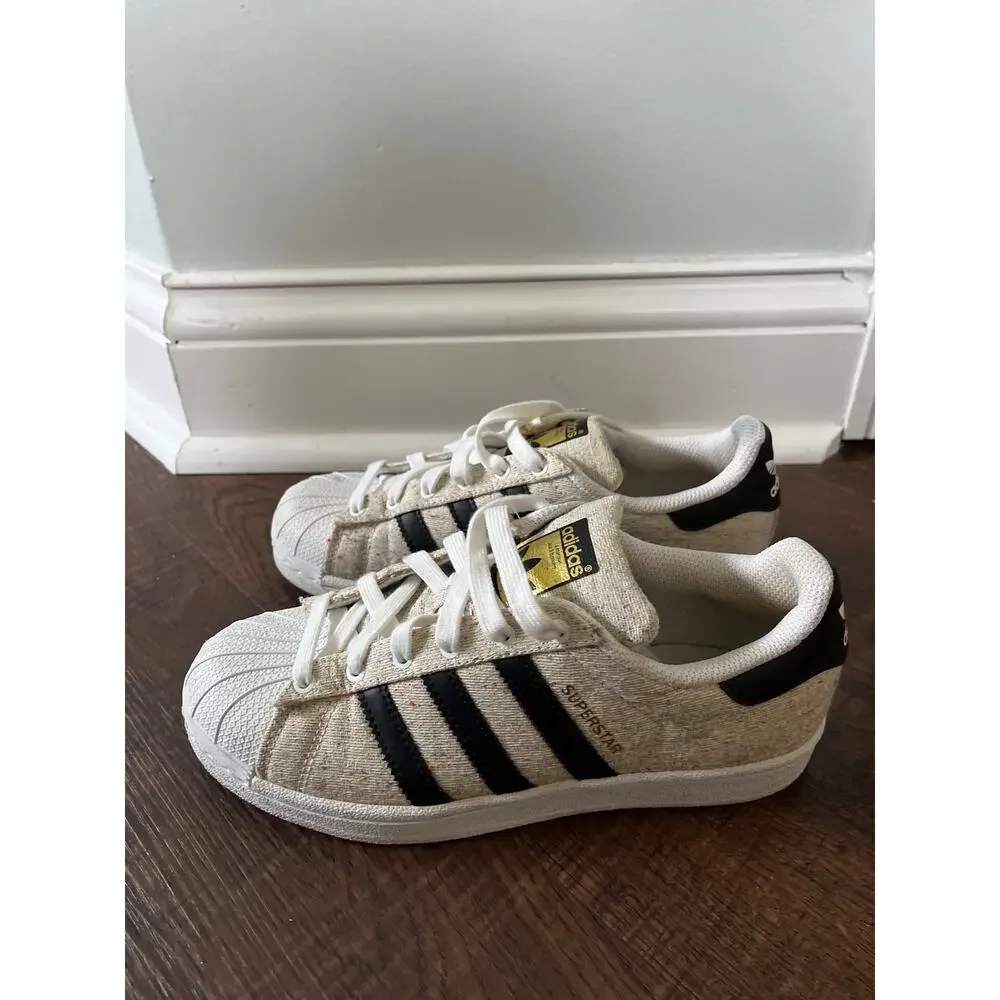 Adidas Superstar Foundation J (White/Core Black) US Youth Size 4